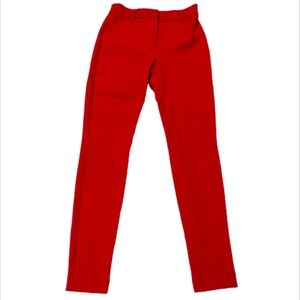 Express Red Skinny High Rise Pants - Sz 2L